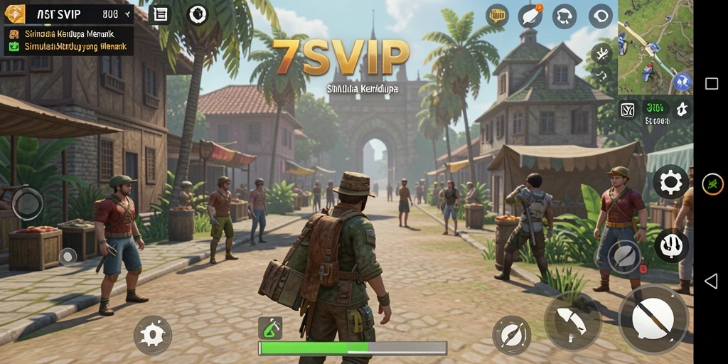 Tampilan gameplay 7SVIP yang menarik dan penuh warna.