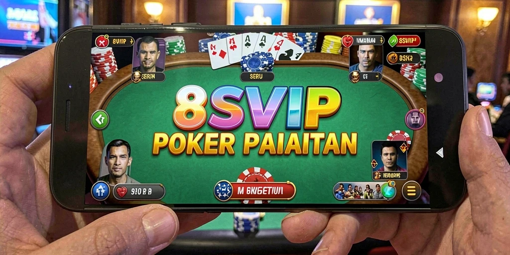 Tampilan gameplay menarik di 8SVIP dengan taruhan Poker.