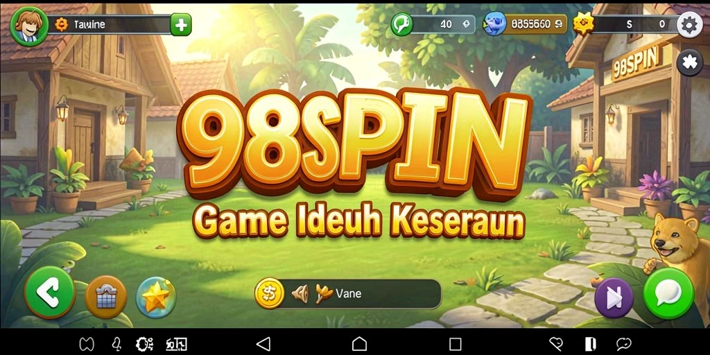 Tampilan gameplay 98SPIN yang seru dan menghibur.