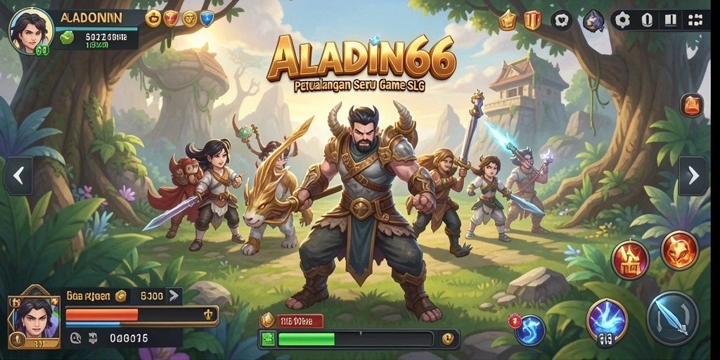 Tampilan menarik gameplay strategis dalam ALADIN66.