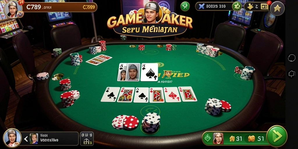 Tampilan gameplay C789 yang menarik dan interaktif.