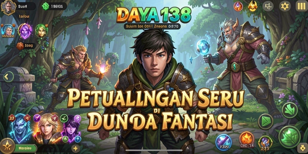 Screenshot gameplay yang menunjukkan aksi mendebarkan di dunia petualangan.