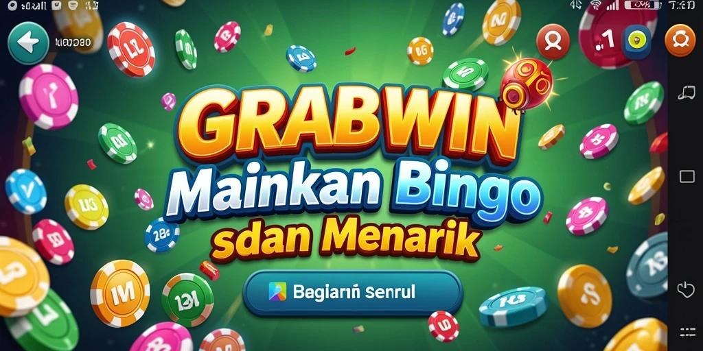 Screenshot gameplay GRABWIN menampilkan suasana permainan Bingo yang seru.