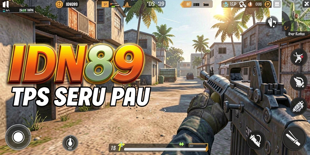 Gameplay TPS mendebarkan dalam IDN89 dengan aksi seru.