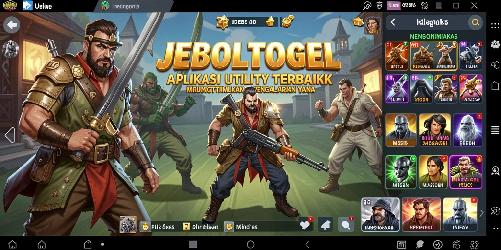 Tampilan antarmuka pengguna JEBOLTOGEL yang intuitif dan modern.