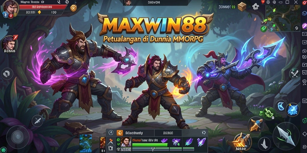 Tampilkan gameplay seru dari MAXWIN88 dalam dunia MMORPG.