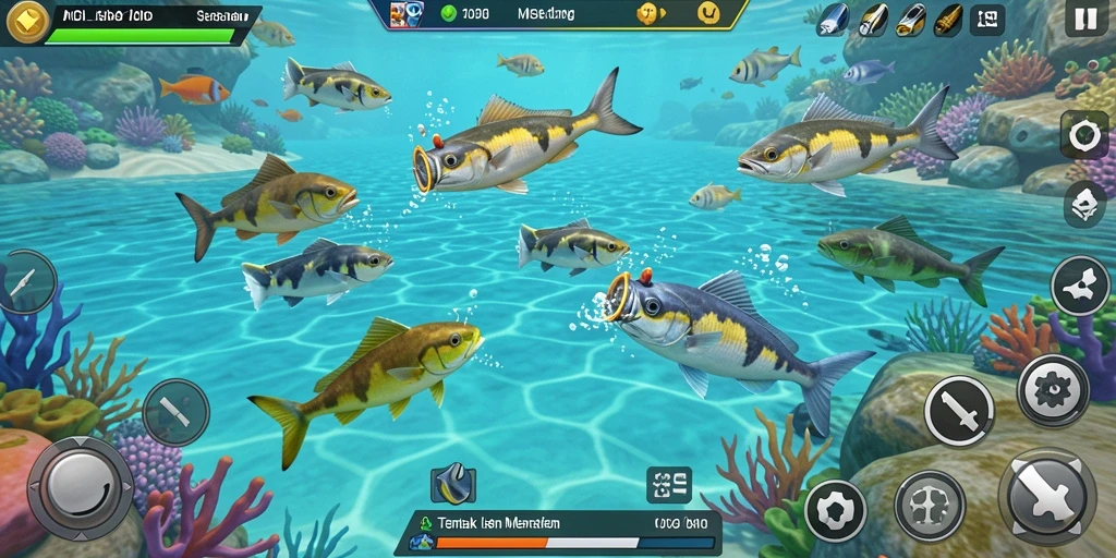 Screenshot MPOID menampilkan aksi seru dalam permainan Tembak Ikan.