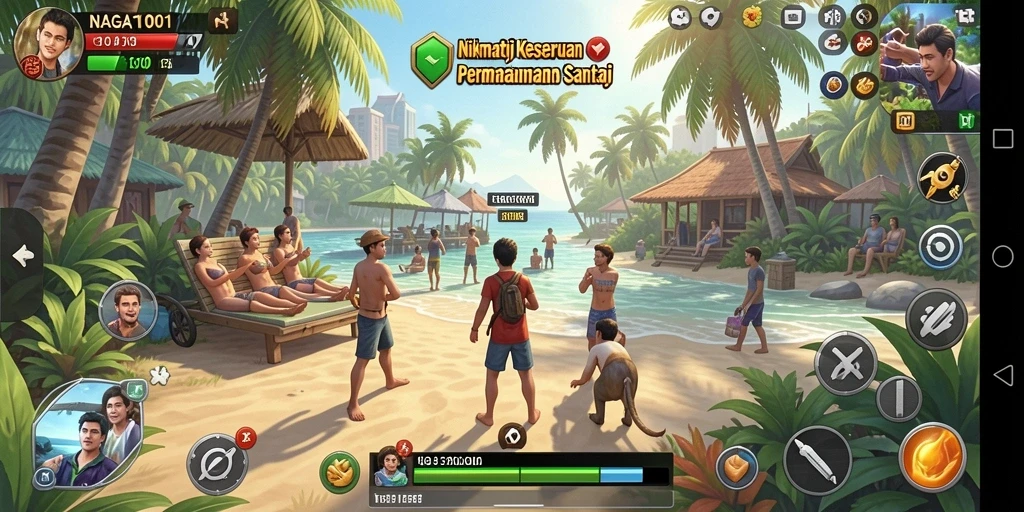 Screenshot gameplay NAGA1001 dengan tampilan yang ceria dan menarik.