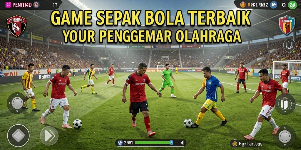 Tampilan gameplay PENITI4D yang seru dan kompetitif di lapangan.