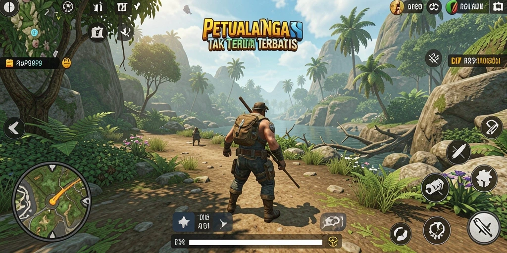 Tampilan gameplay RAP89 yang menakjubkan dalam dunia Open World.