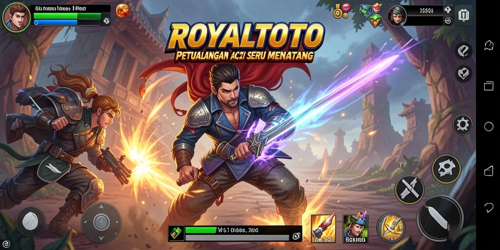 Tangkapan layar gameplay seru ROYALTOTO yang penuh aksi.