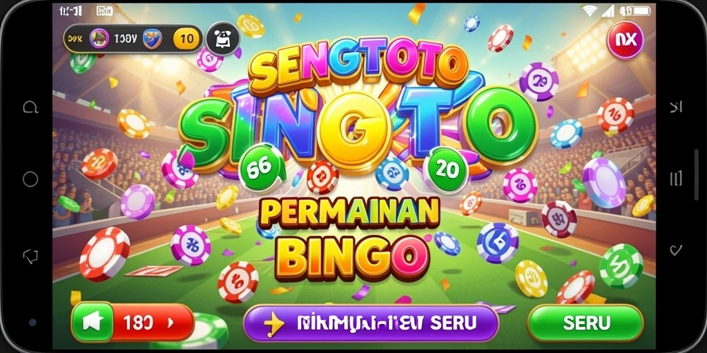 Screenshot gameplay Bingo di SENGTOTO yang mengasyikan.
