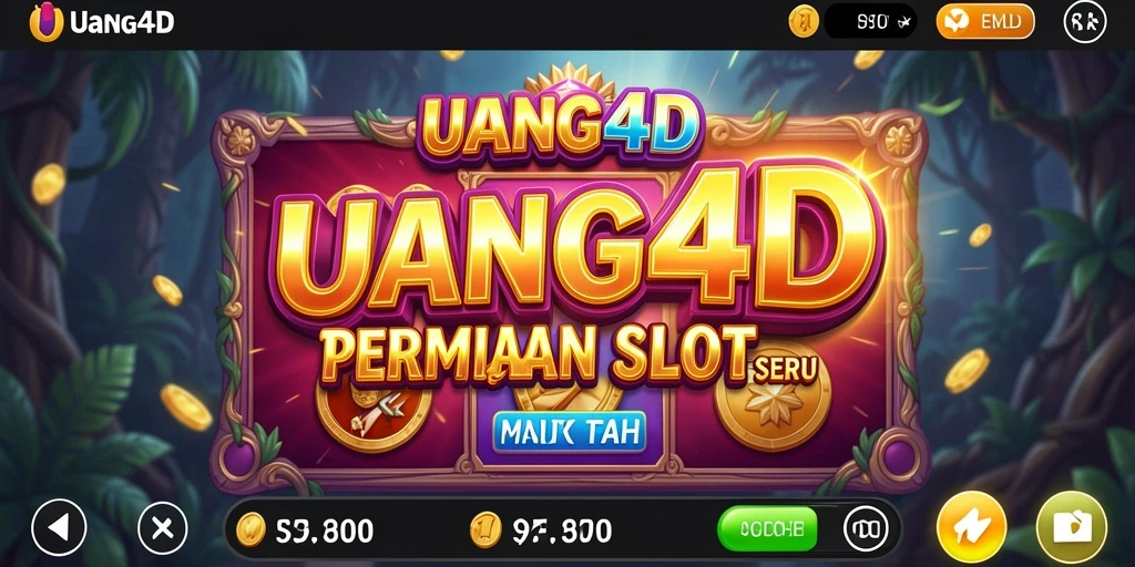 Tampilan gameplay yang menarik dan penuh warna dalam UANG4D.