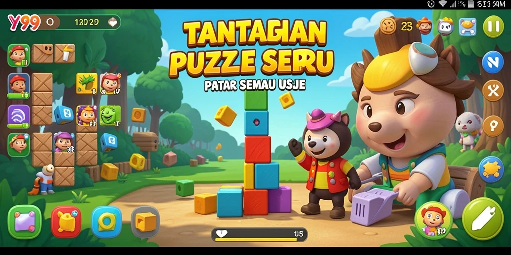 Gameplay menantang di dalam Y89 yang membuat Anda berpikir.